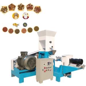China 100-500kg/H Capacity Cat Pet Dog Food Extruder Machine Floating Fish Feed Production Line Feed Processing Machines wholesale