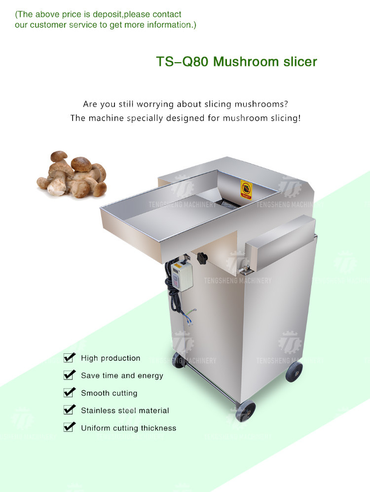 Professional cutting mushroom slice mushroom cutting processing equipment mushroom slicer chopping machine