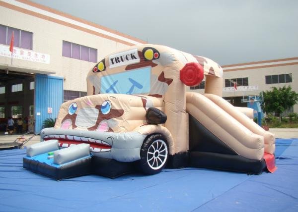 Best sale commercial inflatable truck bouncer for kindergarten waterproof PVC