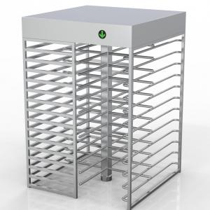 China Energy Efficient One Way Turnstile Gate , 70W Full Height Security Turnstiles wholesale