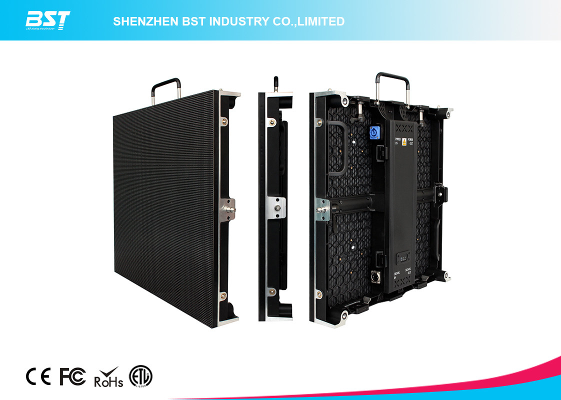 Indoor Rental LED video Display Performance 500mm X 500mm inner and outer arc