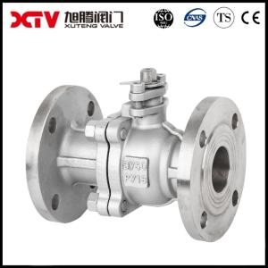China Xtv GOST Carbon Stainless Steel Flanged Ball Valve PN10-40 Perfect for High Flow Rate on sale