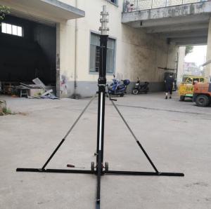 China Light Weight Sports Filming Pole Portable Telescoping Pole Hand Crank Up Mast 9m  12m wholesale
