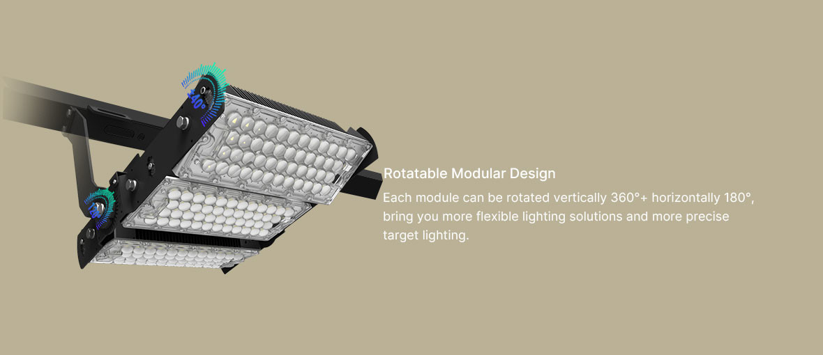 3000K-6500K Wireless Control LED Mast Light for Harsh Climate Conditions