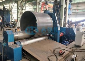 China 60mm Plate Bending Rolling Machine Three Rolls PLC For Shipbuilding Boiler wholesale