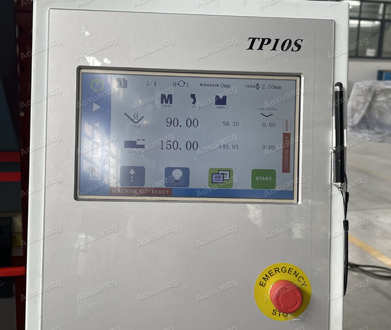 63T2500MM Hydraulic Press Brakes Servo Motor CNC Bending Machine With TP10S