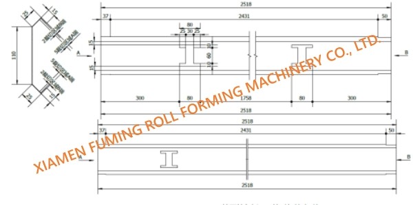 Container Corner Plate Roll Forming Machine Container House Machine