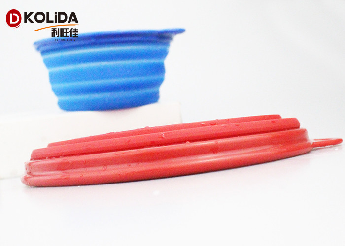 Portable Travel Collapsible Puppy Feeding Bowl Rubber And Silicone Dog Bowl