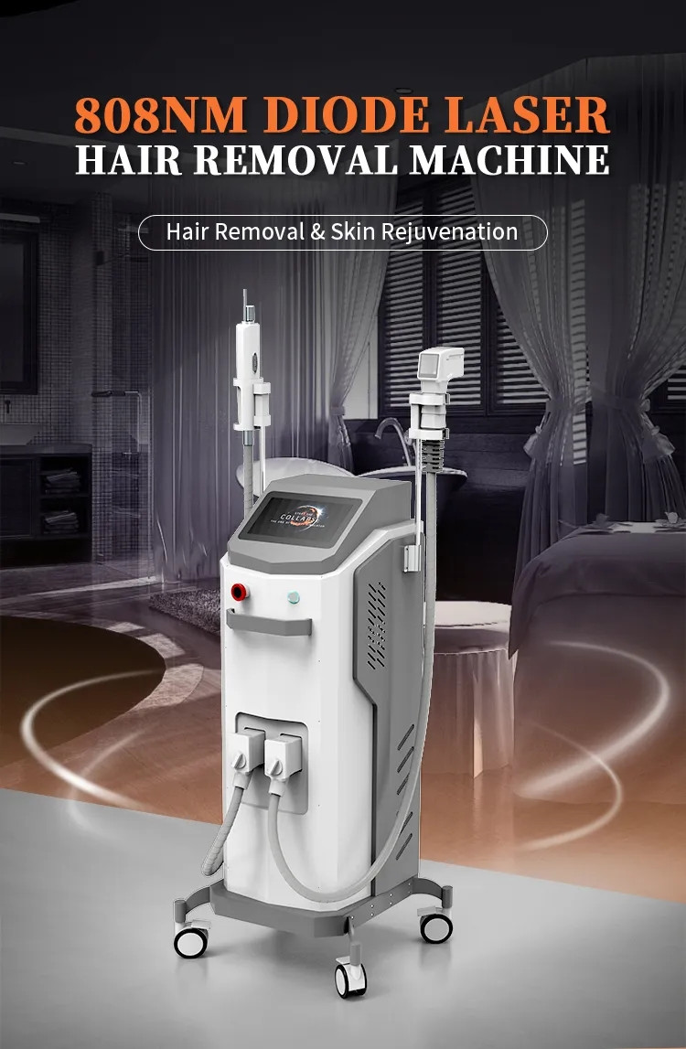 Diode Laser Picosecond Tattoo Removal Machine ND YAG 808 Hair Removal