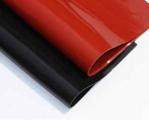 China Red, Black Silicone Sheet, Silicone Rolls Sized 1-10mm X 1.2m X 10m wholesale