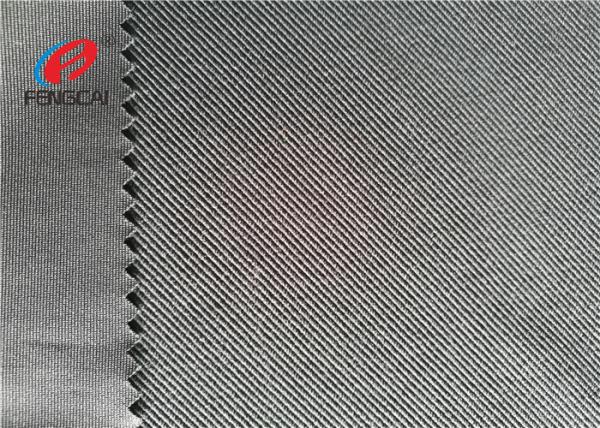 Interlock Sportswear Material Weft Knitted Fabric Grey Twill Fabric Anti -