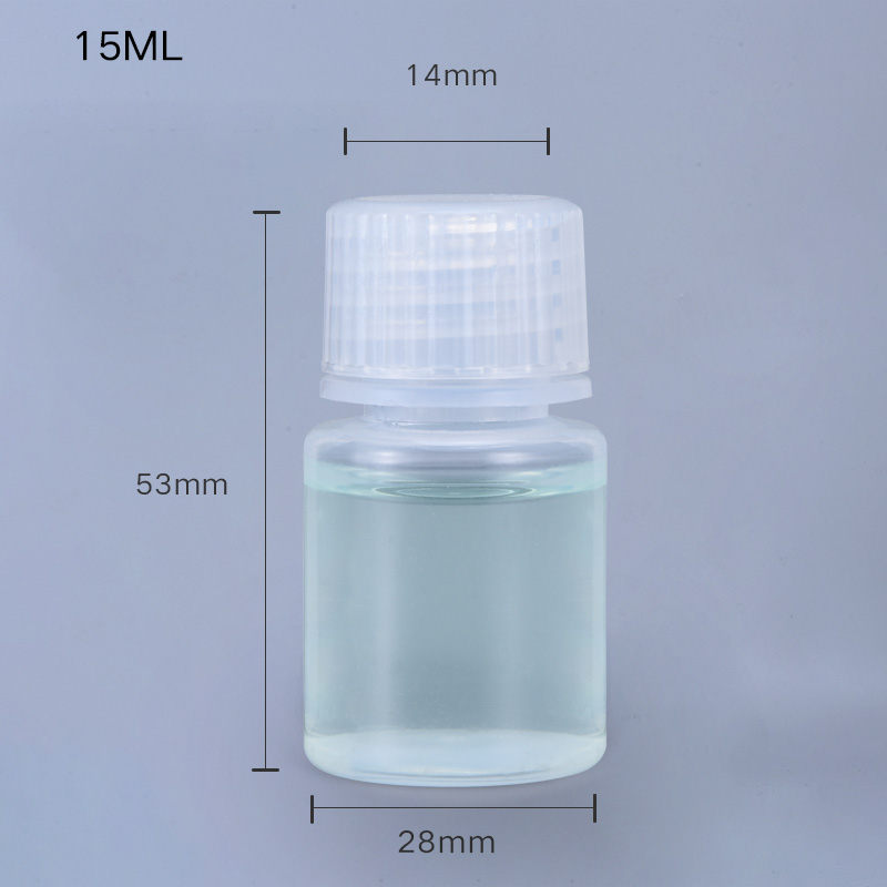1L Transparent PP Thicken Plastic Chemical Reagent Lab Leakproof Bottles with Screw Lid