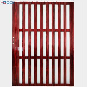 China Dirt Resistance PVC Accordion Doors Heat Insulation PVC Balcony Doors wholesale