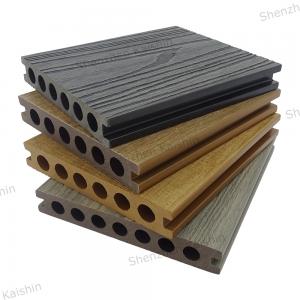 China Hollow WPC Decking Wood Plastic Composite Wood Flooring Panel wholesale
