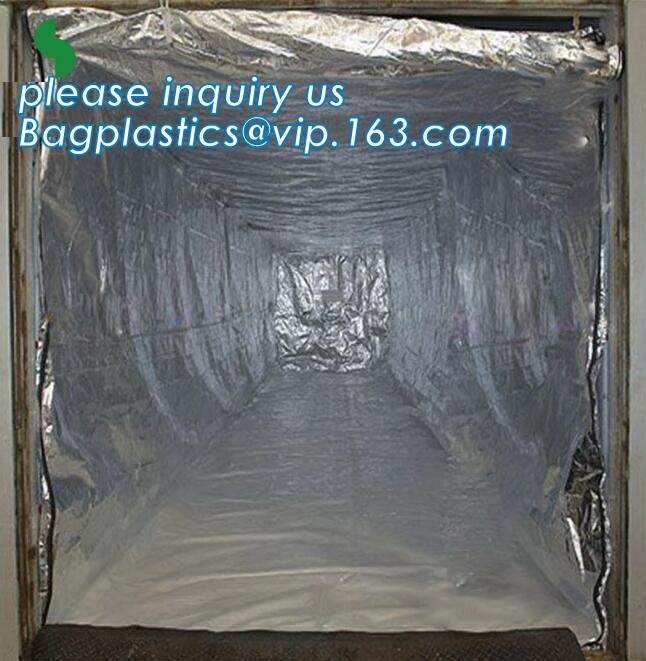 Reusable thermal insulated pallet covers, Thermal insulated pallet blankets, Radiant Barrier Foil Heat Resistance Bubble