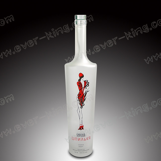 750 ml Vodka Glass Bottle Extra White Flint for Luxury Spirits