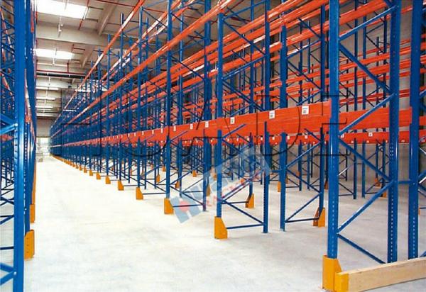 Quality Blue Orange Industrial Galvanised Pallet Racking Shelves Material Handling Racks for sale