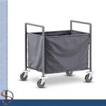 Folding Laundry Cart / Hotel Chrome Laundry Rack / Heavy-duty Laundry Stand with