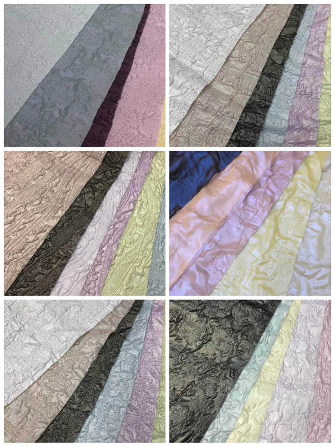 420d Woven Crinkle Double Gauze Polyester Jacquard Fabric Shrink Resistant