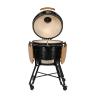 Buy cheap Stainless Steel 24-Inch Kamado Grill Built-In Thermometer Ceramic Cooker from wholesalers