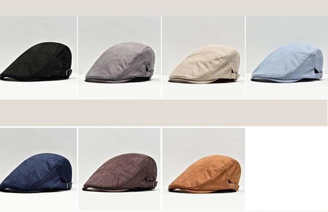 Blank Color Painter Style Hats Comfortable Smooth Line With Double Suture Seams