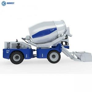 China Harvest HY350 4 Wheel Drive 3.5m3 8 Ton Self Load Concrete Mixer Truck wholesale