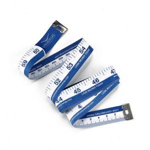 China Wintape Custom Clothing Tape Measure Navy Blue Color With Inches Centimeters Dual System on sale
