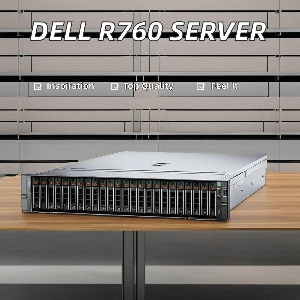 R760 2U Server 6444Y Xeon CPU 16C 3.60GHZ New Stock DDR4 Memory-8GB 32GB 64GB SSD HDD Options