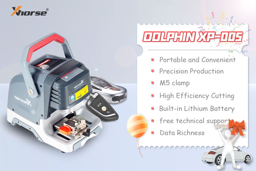 Xhorse Dolphin XP-005 XP005 XP0501EN Key Cutting Machine 