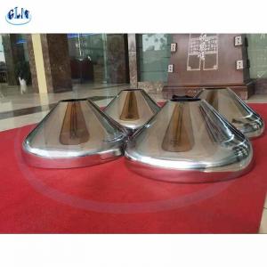 China 89mm Conical Tank Heads Stainless Steel Dished Ends OHSAS18001 on sale
