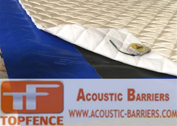 Temporary Sound Barriers Fence 40dB noise Industrial Acoustic Curtains Waterproof Acoustic Sound Barrier