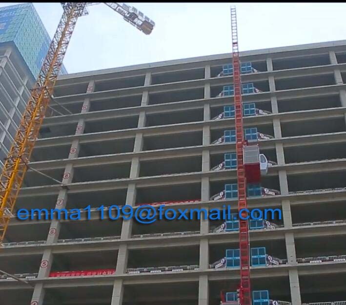 Customized SC200 200 Building Elevator Slow Middle and High Speed 2T Double Cage
