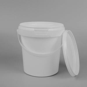 China 0.8L 27oz Plastic Food Bucket Transparent Plastic Bucket With Lid wholesale