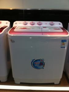 China Compact Big Capacity Semi Automatic Washing Machine With Steel Tub Four Knobs wholesale