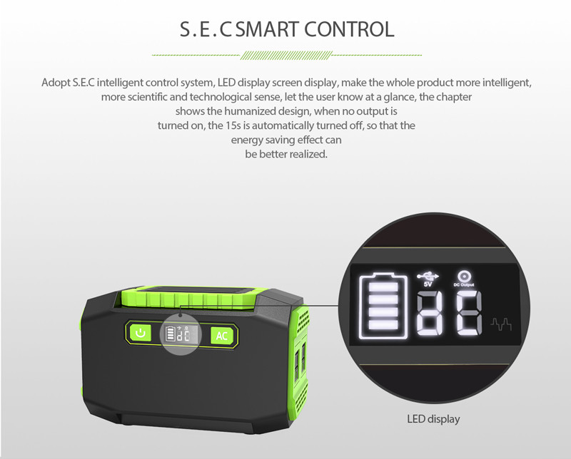 Consumer Electronics Portable Solar Generators Charger Bank 36000mah Power Station