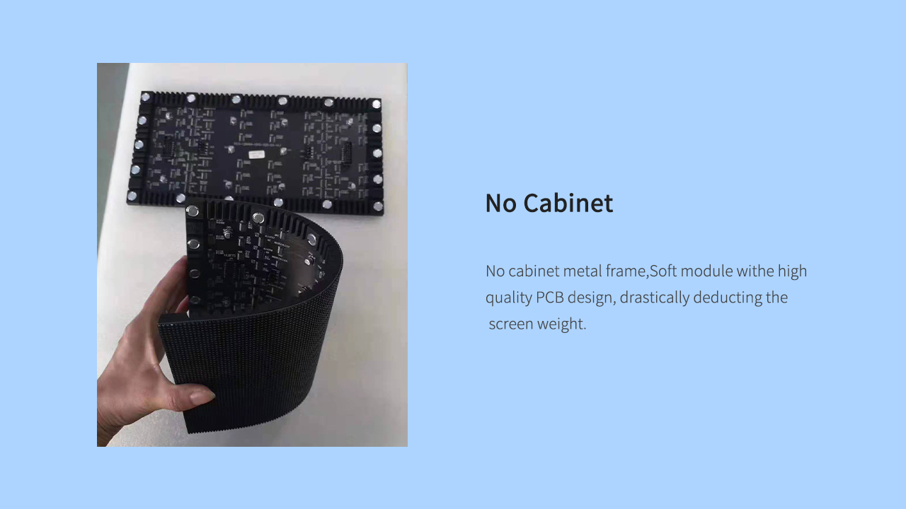 Programmable Flexible LED Display Disco Lighting Club Stage P4 P3 LED Flexible Module