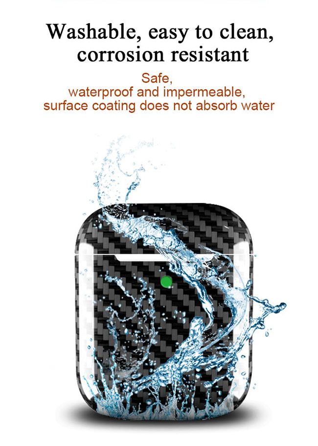Wireless Charging Slim Carbon Fiber Airpods Case