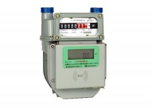 China RF IC Card Smart Diaphragm Prepaid Gas Meter G2.5 With Remote Control wholesale
