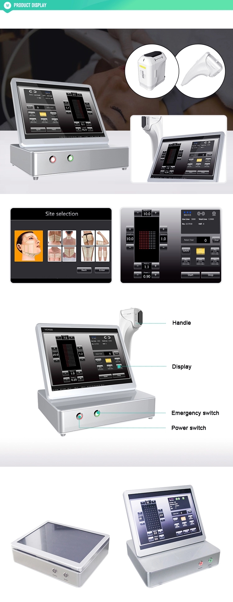 Skin tightening HIFU lifting 3d machine/11 lines 3d hifu face wrinkle removal for sale