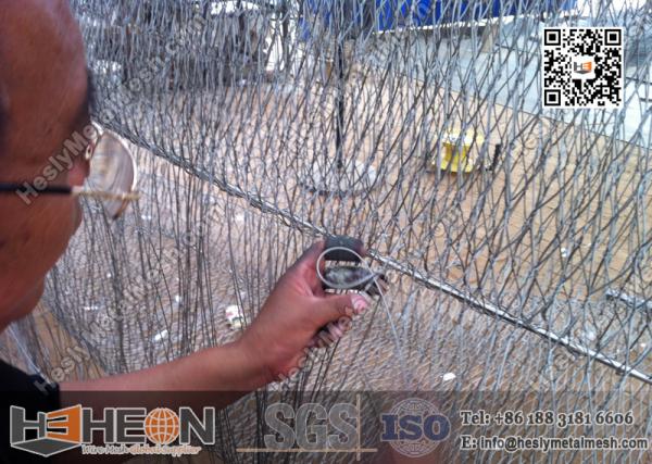 Knot Stainless steel wire rope mesh