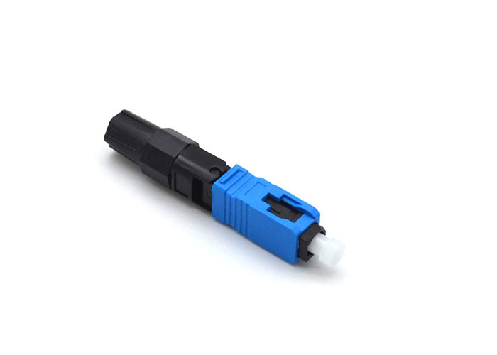 Circle Cable Fiber Optic Fast Connector 53mm SM / MM Optical Cable Connector