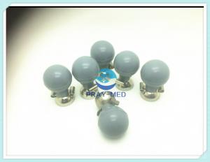 China Blue Ecg Bulb Electrodes  24mm 32mm Bulb Diameter Suction Cup Electrodes on sale