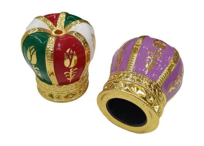 Custom Colorful Die Casting Zamak Perfume Caps Luxury Zinc Alloy Perfume Cap