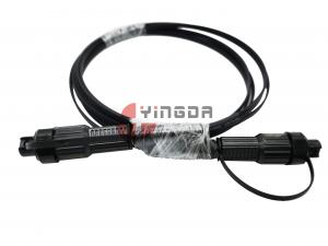 China LSZH FTTH Patch Cord Waterproof Reinforced Connectors With Flip Top Cover wholesale