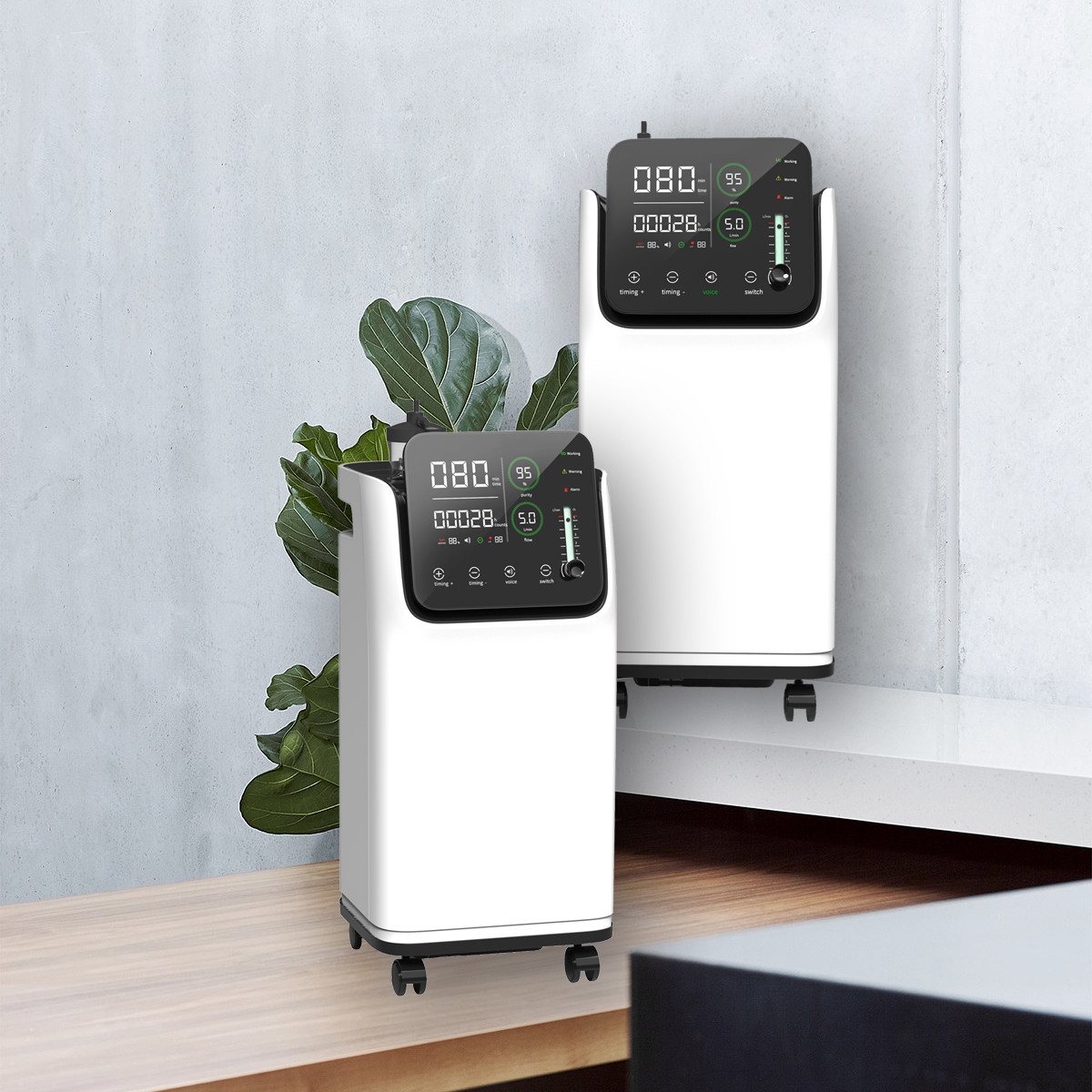 Electric Oxygen Breathing Machine For Home Use 5 Litre
