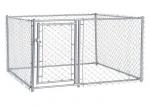 Multi Function Metal Dog Kennel Dog Cages For Outside 60mm*60mm Mesh