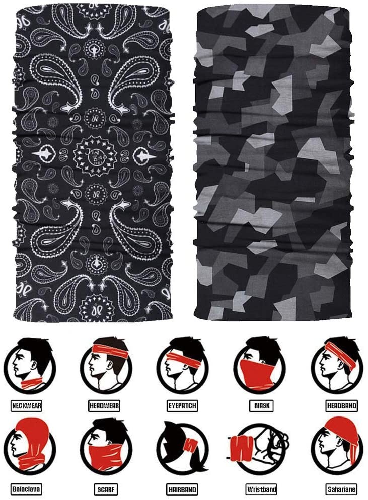 Camo Printed Breathable Cooling Lightweight Neck Gaiters