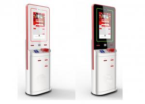 China Custom High Resolution Bill Payment Kiosk With Coin Acceptor / Cash Payment wholesale
