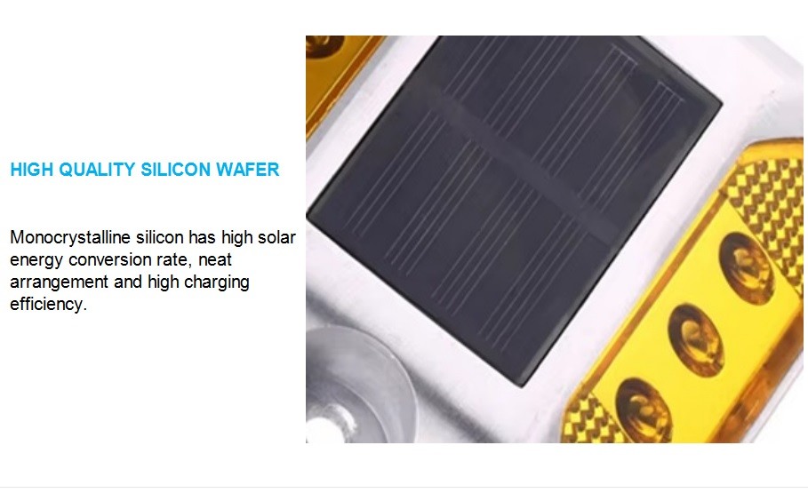 Cast Aluminum LED Solar Road Studs For Road Traffic Safety Warning