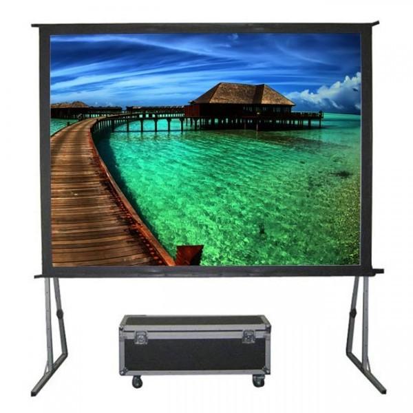 High Definition Fast Fold Screens , Customized Flexible Folding Projector Screen For Theater